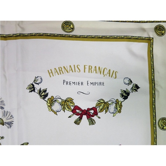 Elegant Purple and White Equestrian Scarf - Picture 7 of 11